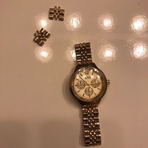 Forever 21 gold watch for small wrists